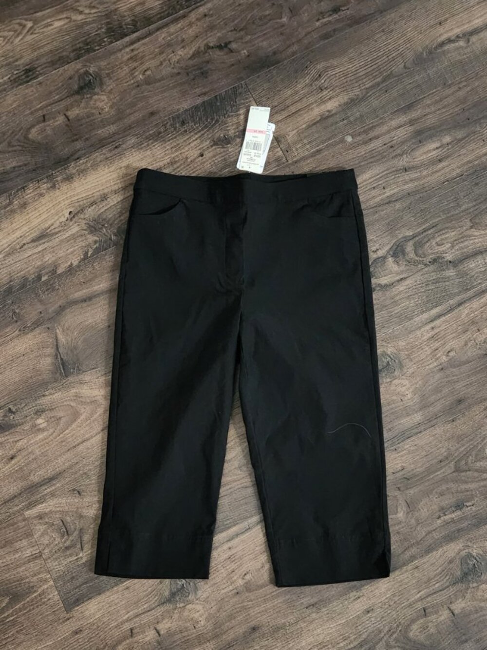 Alfred Dunner Allure Capri Black 10 NWT